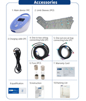 Nouvelle arrivée portable pied et jambe masseur machine veau masseur jambe circulation repos pétrissage sans fil large jambe dispositif de massage