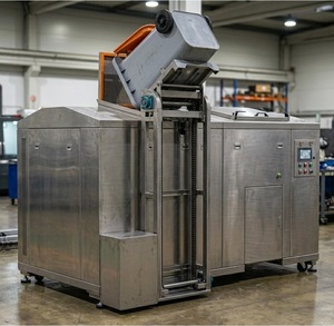Triturador de Residuos Alimenticios Comercial de Acero Inoxidable, Eléctrico, con Panel de Control de Alimentación Continua, Uso Industrial, Motor de Inducción de 7.5HP - Product Image 1
