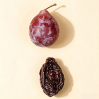 Gedroogde pruimen, natuurlijke pruimen, zonder toegevoegde suiker, groothandel voor snacks & voedingsmiddelenfabrieken