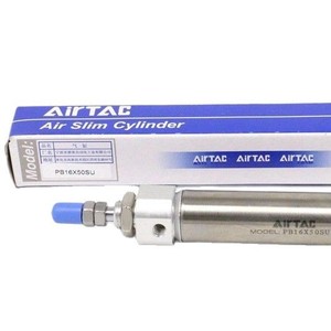 กระบอกลมรูปทรงปากกา AirTAC รุ่น PB16X5SU 10SU 15 20 ตัวเรือนอะลูมิเนียม ปรับแรงบัฟเฟอร์ได้ แม่เหล็กด้านขวา แบบไดอะแฟรม - Product Image 2