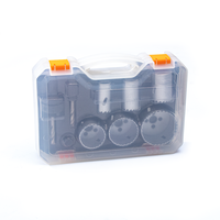 Ensemble de scie cloche bi-métal 9 pièces de haute qualité kit de scie cloche cobalt M42 scie cloche bi-métal
