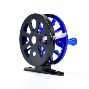 Roues en alliage d'aluminium de couleur bleue de haute qualité toutes tailles moulinets de <span class=keywords><strong>barrage</strong></span> moulinet de pêche à la mouche - Product Image 4