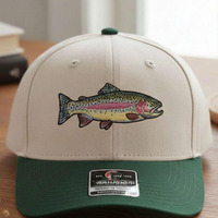 Gorra de Papá con Logotipo Bordado Personalizado, Corona Profunda, 6 Paneles, Estructurada, de Sarga de Algodón, Visera Curva de Dos Tonos, Cierre Ajustable Tipo A-Frame