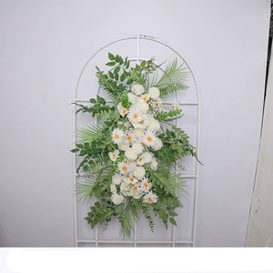 ดอกไม้ผ้าไหมเทียมจัดฉากงานแต่งงานดอกไม้ประดิษฐ์ช่อกุหลาบ12ดอก - Product Image 3