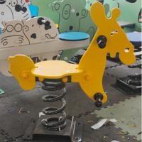 Chine Fabrication Qualité Dessin Animé Animal Cheval À Bascule Printemps Chaise À Bascule Cheval