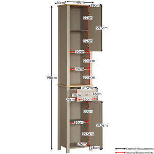 Petit meuble <span class=keywords><strong>de</strong></span> rangement d'angle pour salle <span class=keywords><strong>de</strong></span> bain avec portes et étagères Meuble <span class=keywords><strong>de</strong></span> <span class=keywords><strong>toilette</strong></span> Meuble <span class=keywords><strong>de</strong></span> <span class=keywords><strong>toilette</strong></span> Organisateur d'évier <span class=keywords><strong>de</strong></span> bain étroit Étagère à serviettes - Product Image 6