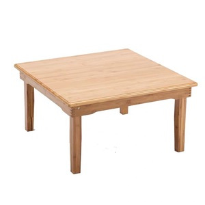 <b>Bamboo</b> Square Coffee <b>Table</b> Japanese Style Low <b>Table</b> For Tatami Room Handmade Small Size - Product Image 5