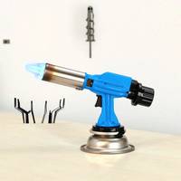Outils de camping professionnels, torche à gaz butane à micro-buse céramique piézoélectrique, allume-feu pour barbecue