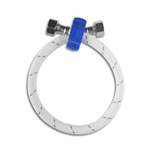 Tubo flessibile con tubo interno in acciaio ottone a dado intrecciato colorato 60cm tubo intrecciato in acciaio inox - Product Image 3