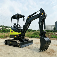 Mini Excavadora de 2.5 Toneladas en Oferta, con Motor Kubota Euro5 Epa, Excavadora Pequeña de 3 Toneladas con Sistema Hidráulico para Construcción Agrícola