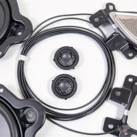 Set Speaker Audio Burmester Lengkap untuk Mercedes EQE X294, Kit Upgrade Sistem Suara Surround Burmester dengan Amplifier, Plug and Play