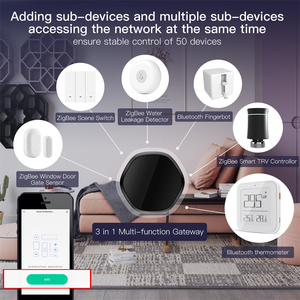 Lưới BLE Đa Năng Không Dây WiFi 3 Trong 1 + Cổng ZigBee 3.0 Với Bộ Điều Khiển Từ Xa IR 38K Điều Khiển Từ Xa Hồng Ngoại Thông Dụng - Product Image 2
