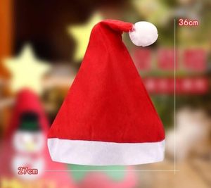 Classic Red Cap Christmas Cloth Hat Adult Child Photo <b>Prop</b> Christmas Decoration <b>Party</b> New Year Merry Christmas - Product Image 2