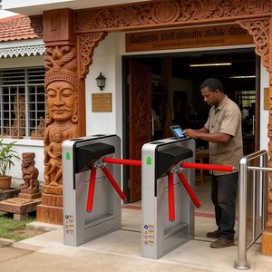 Torniquete <span class=keywords><strong>de</strong></span> acceso con tarjeta IC para miembros, puerta giratoria <span class=keywords><strong>de</strong></span> control <span class=keywords><strong>de</strong></span> acceso para campos <span class=keywords><strong>de</strong></span> golf - Product Image 2