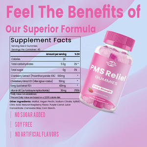Gummies HACCP OEM ODM PMS : Complément de soutien PMS pour femmes - Product Image 2
