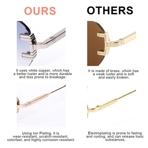 9027 Retro <b>Small</b> Rectangle Y2K Metal Sunglasses Silver Frame Light <b>Weight</b> Colored Lenses Unisex UV400 Trendy 2026 - Product Image 2