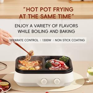 Olla Eléctrica Multifuncional Compacta de 1.0L con Tapa de Vidrio Templado de 1300W para Uso Doméstico y en Autocaravanas - Product Image 5