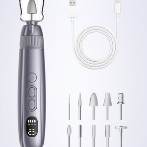 Kit de lime à ongles sans fil portable pour ongles en acrylique et en gel, kit de manucure portable pour la maison - Product Image 2