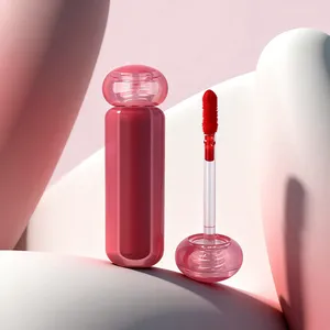 Rouge à lèvres végétalien personnalisable MLM, transitionne du brillant au mat, longue tenue et waterproof, avec une finition éclatante, gloss à lèvres 3ML - Product Image 2