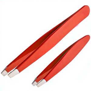 Juego de Pinzas para Cejas de Acero Inoxidable, Regulares y Mini, con Puntas Rectas y Inclinadas, Duraderas para Depilar y Manicura, Todos los Colores - Product Image 3
