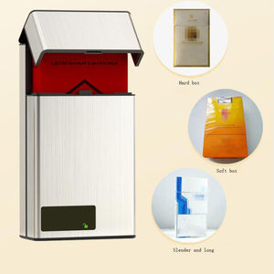 Yeni varış zamanı kilit Metal kutu zaman kontrol sigara durumda okul babalar günü cadılar bayramı için geri çıkmak için sigara - Product Image 5