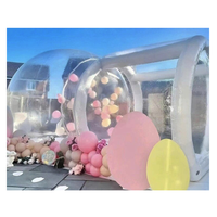 Dôme à bulles gonflable géant blanc en PVC durable et imperméable, avec structure en fibre de verre, pour fêtes et événements en extérieur toutes saisons