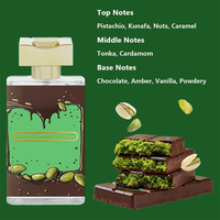 Parfum Arabe Dubaï Eau de Parfum Pistache Chocolat Noix Vanille Caramel Ambre Parfum longue durée Charme élégant