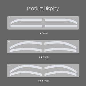 Guide de sourcils en silicone, bande de formage DIY, autocollant auxiliaire pour sourcils, aide à la positionnement pour microblading, accessoires de maquillage permanent des sourcils - Product Image 6