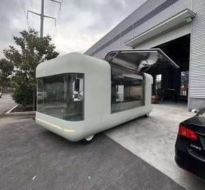 Remolque de Comida Móvil Personalizado, Totalmente Equipado, Carrito de Comida Rápida <span class=keywords><strong>para</strong></span> Postres, Hot Dogs, Café y Hamburguesas - Product Image 2