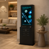 LIA Casier de recharge de téléphones en libre-service pré-commercial avec système de gestion publicitaire à distance préinstallé pour les entreprises de location publicitaire