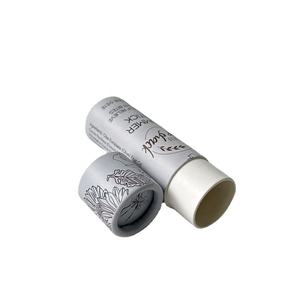 100% Eco Friendly Deodorant Round Box Push up <strong>Suncream</strong> Packaging Container Lip Balm Kraft Cardboard Paper Tube Oil-resistant - Product Image 1