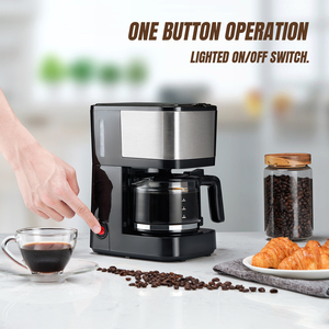 Máy pha cà phê tự động kiểu pha và nhỏ giọt với chức năng tạm dừng, bộ lọc cà phê tái sử dụng, máy pha cà phê <span class=keywords><strong>mini</strong></span> có công tắc - Product Image 3