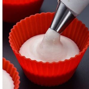<b>Silicone</b> Muffin Cupcake Baking Cups Disposable Eco Friendly <b>Moulds</b> for Cakes Muffins Cupcakes and Desserts Food Grade Kitchen - Product Image 3