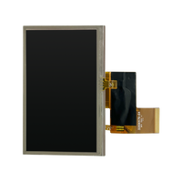 Écran LCD AT043TN25 V.2 4,3 pouces 480*272 RGB 40 broches avec panneau tactile résistif 4 fils pour HMI industriel et navigateur GPS