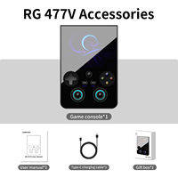 Console de jeu portable Anbernic RG477V la plus récente de 2026 : écran vertical de 4,7 pouces, Android 14, prend en charge les formats de jeu PS1 et PS2