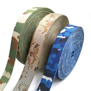 Custom Printed Shiny rainbow Reflective Flat Nylon <b>Webbing</b> Straps Belt for Clothing - Product Image 5