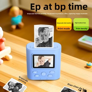 Pink Kids Instant <b>Print</b> <b>Camera</b> with 16X Zoom and Built-in Printer for 3-6 Years Old Children Educational Toy - Product Image 1