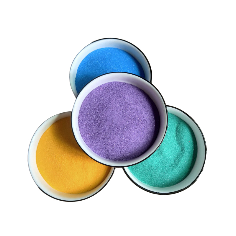 Фабрика Китая напрямую поставляет цветной песок, микро-пейзаж, пляж искусственного цвета