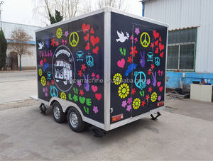 Mini camion alimentaire, <span class=keywords><strong>caravane</strong></span> <span class=keywords><strong>Vintage</strong></span>, personnalisée en chine, café Bbq, Pizza, crème glacée, Van rétro, petit format, Mobile pour nourriture rapide en Europe - Product Image 4
