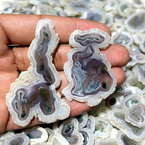 Natural Solar <b>Moss</b> Slices High Quality Handmade Pendant <b>Moss</b> Slice Loose Gemstone for Jewelry Making - Product Image 5