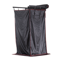 Tente de Douche de Camping Portable Hiycamp en Aluminium de Haute Qualité, Étanche, pour Quatre Saisons, Installation Facile, avec Auvent Intégré pour la Confidentialité