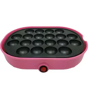 Detachable plate electric flat grill and takoyaki maker