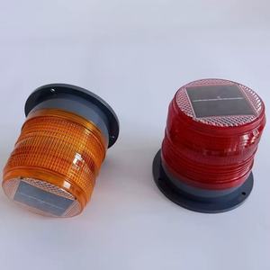 Auto On/Off Solar Powered LED Strobe Beacon <b>Light</b> for Road <b>Work</b> Safety - Product Image 4