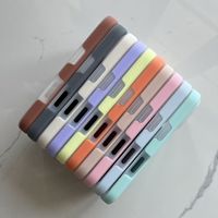 Coque de téléphone portable en silicone liquide couleur unie effet gelée pour iPhone 17 Pro Max 15 14 Plus, protection douce au toucher