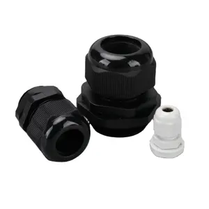 OUORO IP68 ROHS NPT1 (18-25mm) IP68 waterproof wire glands junction box Nylon Plastic cable gland