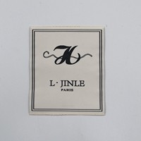 GRS Etiquettes en tissu sur mesure pour vêtements d'enfants Etiquettes et étiquettes pour T-shirts Logo Fin plié Vêtement Textile Etiquettes tissées