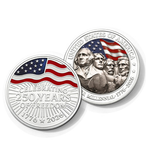 Moneta Commemorativa Personalizzata per Anniversario, <span class=keywords><strong>20</strong></span>° Anniversario di Matrimonio, Monete Aziendali con Slogan e Logo - Product Image 2