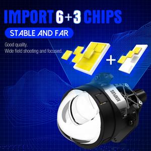 XENPLUS <span class=keywords><strong>Logo</strong></span> Personnalisé Bi Projecteur LP33 2.5 Pouces 120W 30000LM Super <span class=keywords><strong>Lumineux</strong></span> Bi LED Laser Projecteur - Product Image 2