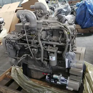 Make In UK 6 Cylinder QSC8.3 300hp Complete Diesel Engine Assy For Construction Excavator Electronic Engines