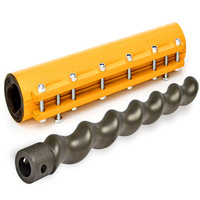 Rotor et stator 2L6 pour machine de pulvérisation et de plâtrage, usinage de rotors et stators D6-3, D7-2.5, D8-2 pour pompe à vis PFT